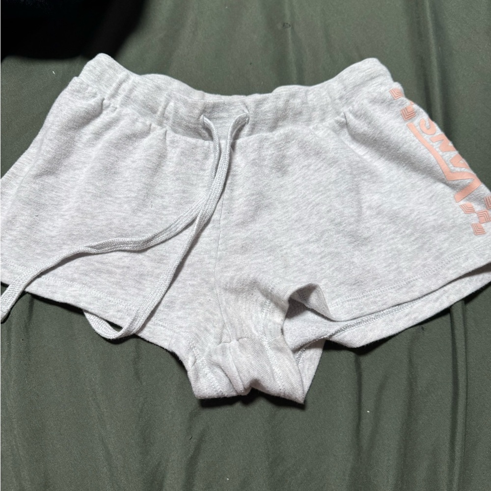 Vans Gray Athletic Shorts Comfortable Cotton Blend